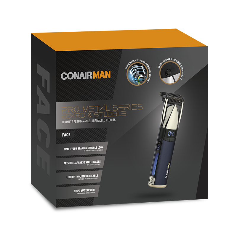 Pro Metal Series Beard Trimmer Packages
